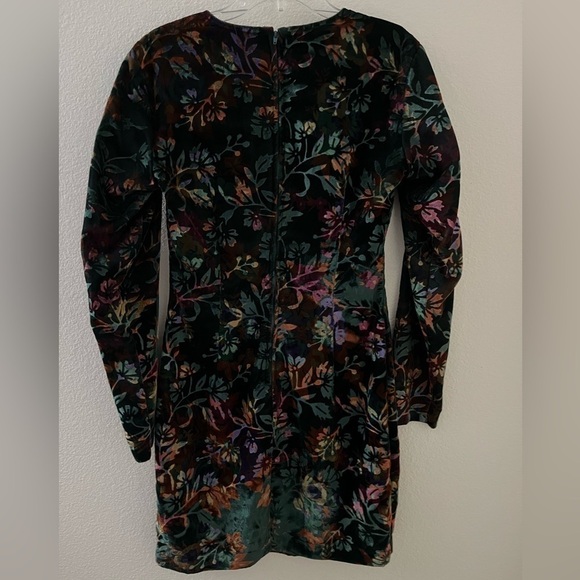 Vintage Jay Jacobs Long Sleeve Velour Dress Excellent Preowned Condition Size 5 - Picture 4 of 4